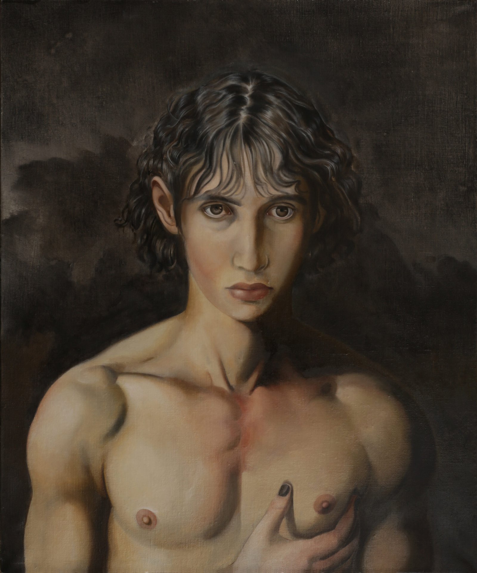 Michał Żądło, Paschalis, olej na płótnie, 60 x 50 cm, 2024