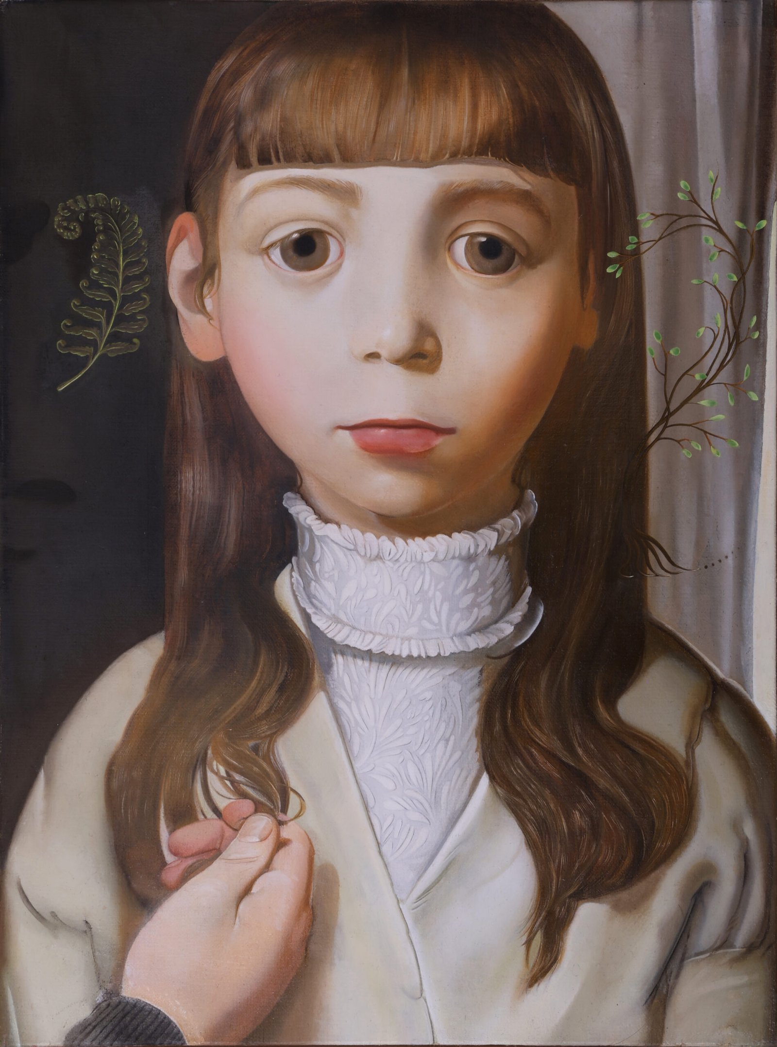 Obraz Michała Żądły pt. Marysia, olej na płótnie, 40 x 30 cm, 2024