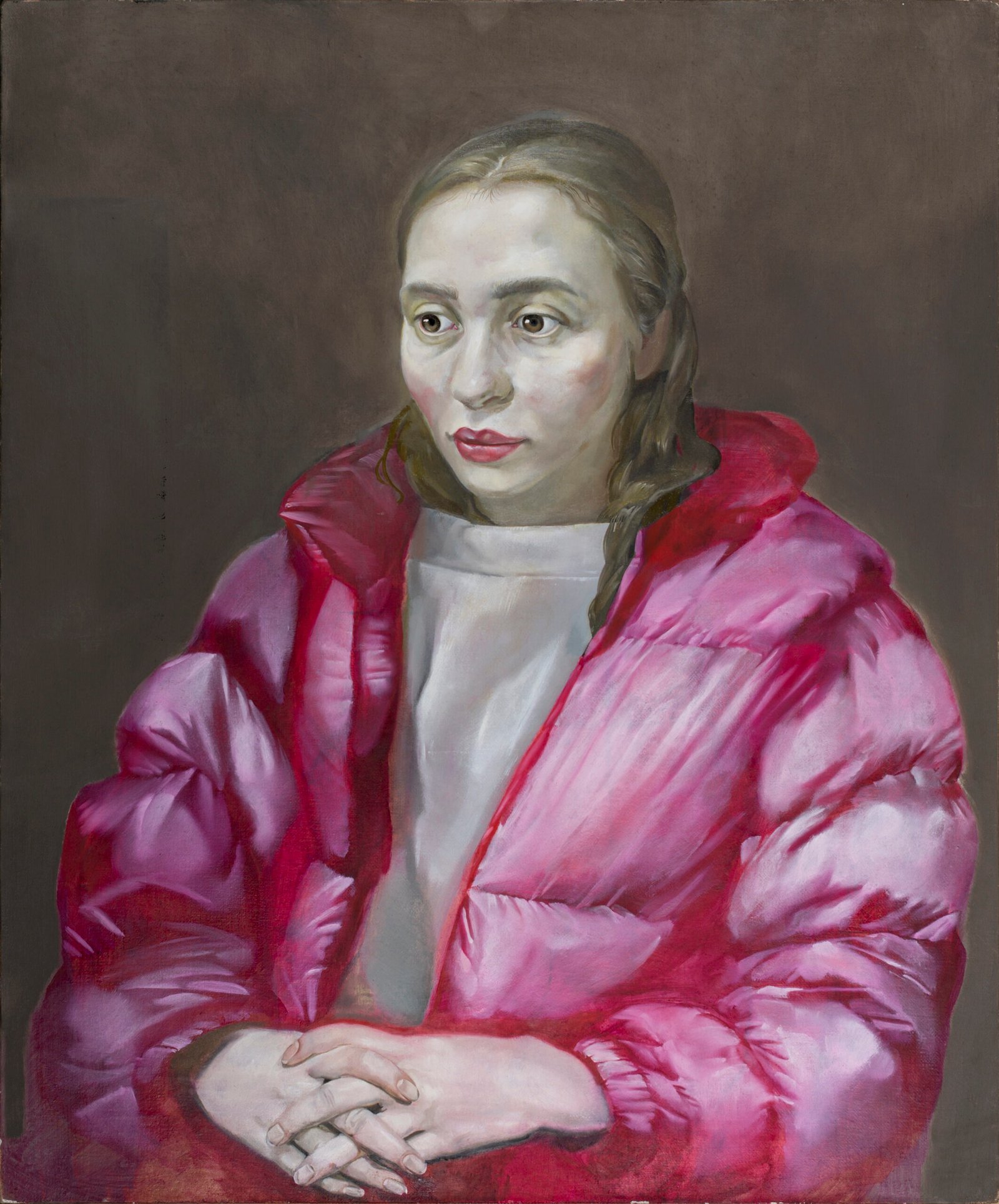 Obraz Michała Żądły pt. Moja piękna siostra, olej na płótnie, 60 x 50 cm, 2022